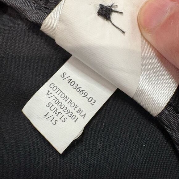 Banana Republic Black Two Button Closure Career Blazer Sz 8 - Picture 9 of 9